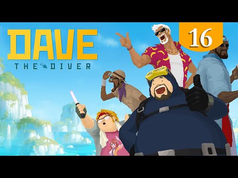 Видео: Мики и Годзилла ➤ Dave The Diver ➤ Прохождение #16