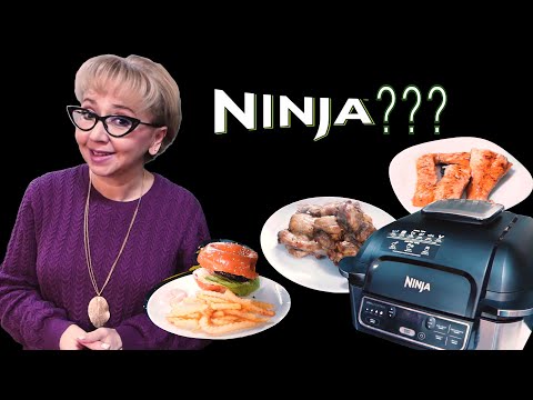 Видео: Обзор NINJA GRILL , с рецептами.