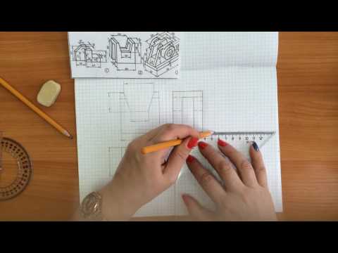 Видео: 3 2 чертеж и технический рисунок модели