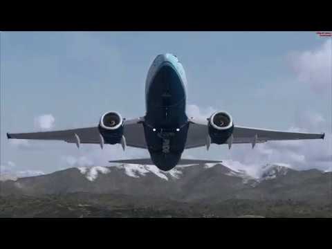 Видео: [FSX] Boeing-PMDG Первый полет как он был.