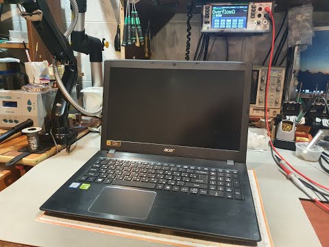 Видео: Итоги ремонта ACER E5-576G  Не включается, потребление 0,026А. Замеры сопротивлений платы.