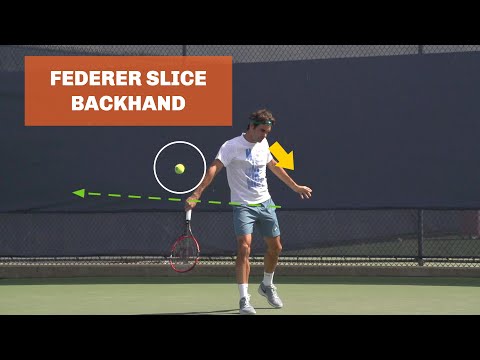 Видео: Роджер Федерер Слайс Бэкхенд | Мастер-класс
