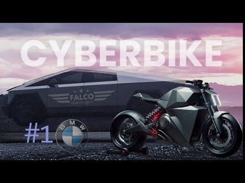 Видео: Bmw K1200 RS. Кастом в стиле Cybertruck. #teslacybertruck#falcodesign #bmwk1200 #custom