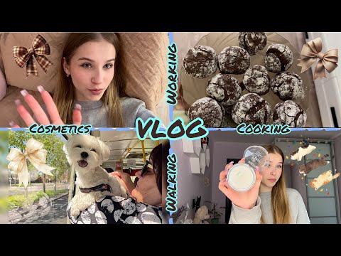 Видео: Влог🐕|Мой день с собакой|Мой уход за лицом и волосами🧴|Первый рабочий день|Моя повседневная жизнь🧁