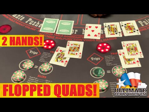 Видео: Я поймал КВАДС! Лучшие настольные игры в Техасский Холдем от Red Rock Casino в Лас-Вегасе!