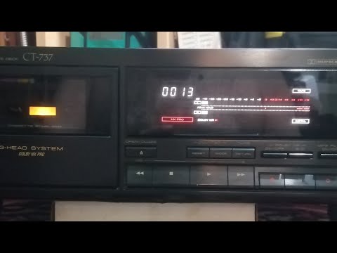 Видео: Pioneer CT-737 (после профилактики)