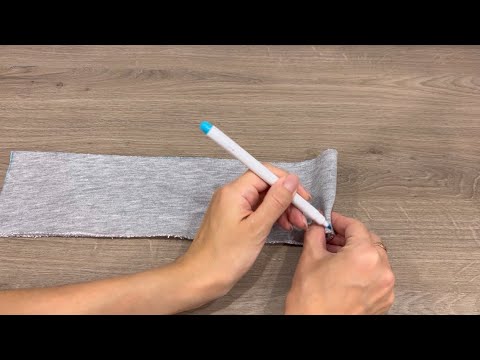 Видео: Как просто сшить пояс с резинкой и шнурком на трикотажных брюках!