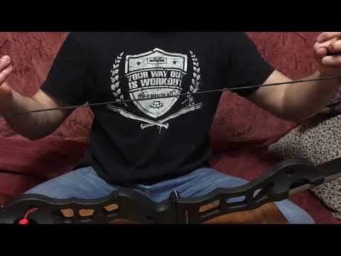 Видео: Изготовление седла на тетиве лука/ How to make arrow nock point on your bow