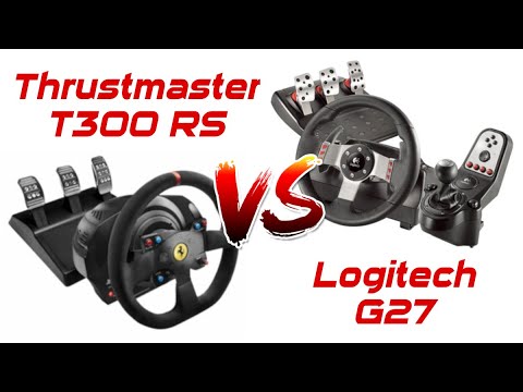 Видео: Покупать Thrustmaster T300 или оставаться на Logitech G27. Обзор и сравнение.