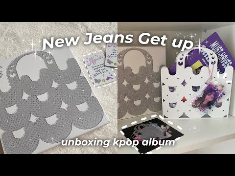 Видео: Распаковка альбома NewJeans Get up bunny beach bag ver. (Hyein) | kpop album unboxing🐰