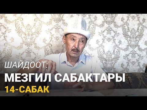 Видео: Шайдоот: Мезгил сабактары. 14-сбак