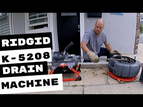 Видео: Машина для прочистки канализации RIDGID K5208