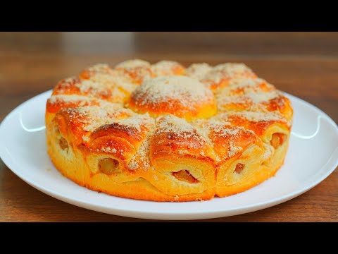 Видео: Мягкий как ПУХ яблочный пирог! Очень вкусный пирог с яблоками 8K