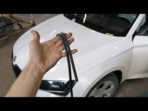 Видео: Skoda Superb lll замена резинок на щётках стеклоочистителя .