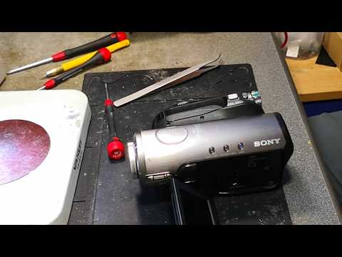 Видео: ремонт видеокамеры SONY HDR-HC 3E