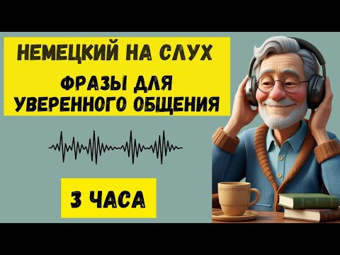 Видео: 3 часа | Немецкий на слух | Разговорные фразы на каждый день A1 A2🇩🇪