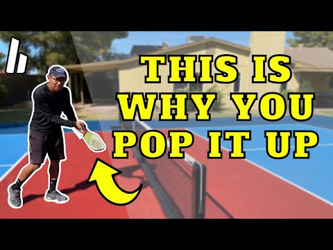 Видео: Как перестать выталкивать МЯЧ ВЕРХОМ | Briones Pickleball