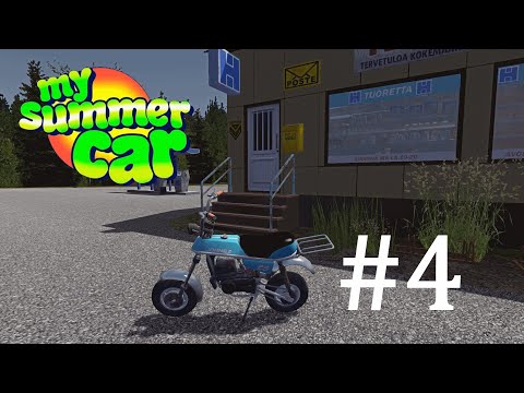 Видео: ЕДУ В МАГАЗИН! ► My Summer Car #4 с РУЛЁМ!