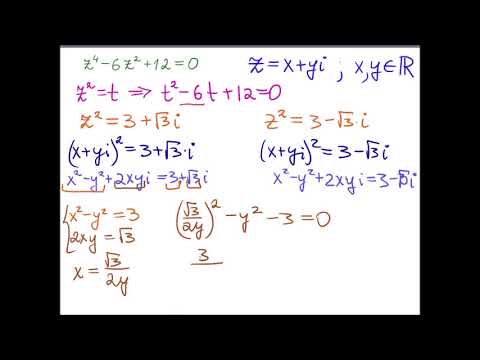 Видео: Биквадратное уравнение 2 Комплексные корни