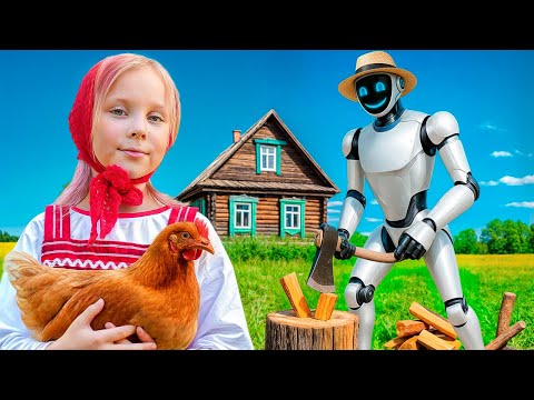 Видео: Переехали Жить в Деревню с Роботом!