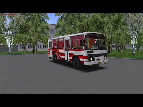 Видео: OMSI 2. Автобус ПАЗ 32054-07, ЗМЗ, колхоз.  Карта Новосибирск - маршрут 88.