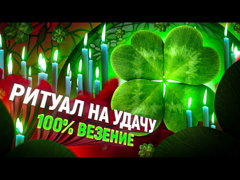 Видео: 🍀ОНЛАЙН РИТУАЛ НА УДАЧУ, ФОРТУНУ, ВЕЗЕНИЕ, СЧАСТЬЕ, УСПЕХ - СМОТРИ И СЛУШАЙ - ПОВЕЗЕТ ВО ВСЕМ!