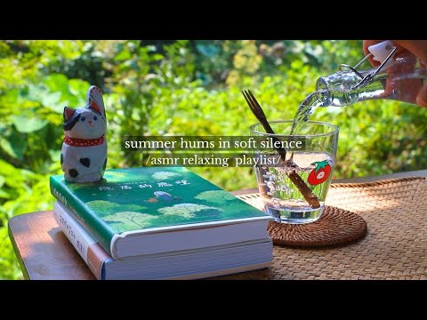 Видео: лето гудит в мягкой тишине - /плейлист расслабляющей музыки asmr/