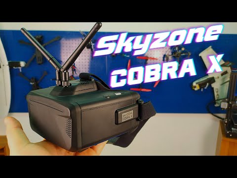 Видео: Skyzone Cobra X- Самый топовый и навороченный FPV видеошлем!