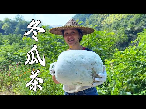 Видео: Приносим домой дикую зимнюю дыню и готовим домашний зимний дынный чай