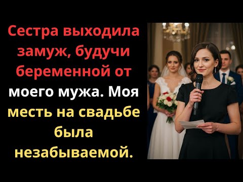 Видео: Сестра выходила замуж, будучи беременной от моего мужа. Моя месть на свадьбе была незабываемой.