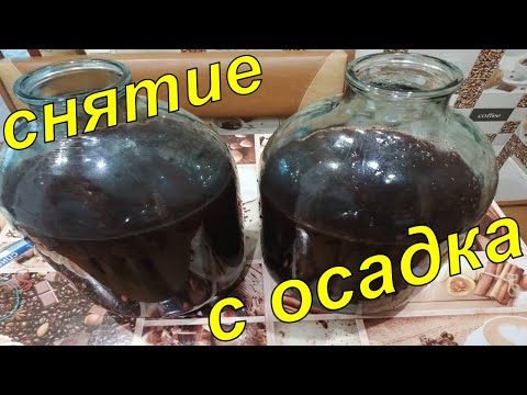 Видео: Виноделие часть 3 ( снятие с осадка)