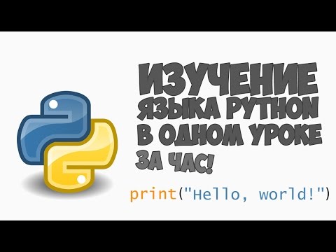 Видео: Изучение Python в одном видео уроке за час!