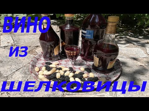 Видео: Вино из шелковицы! Очень вкусное! #виноизшелковицы