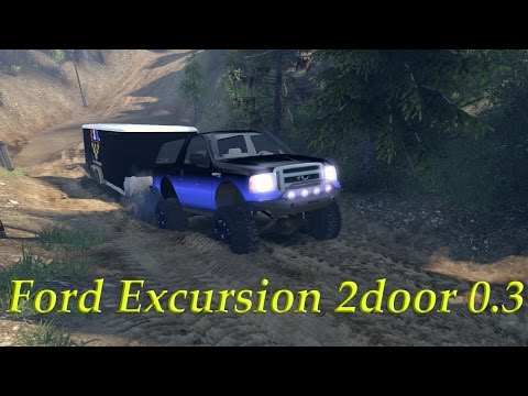 Видео: SpinTires обзор мода ( Ford Excursion 2door 0.3 )