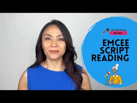 Видео: Давайте попрактикуемся в чтении сценария MC #masterofceremonies #emcee