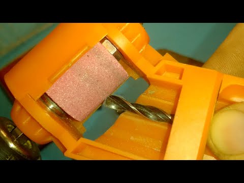 Видео: Точилка сверл. Как выставить угол заточки.