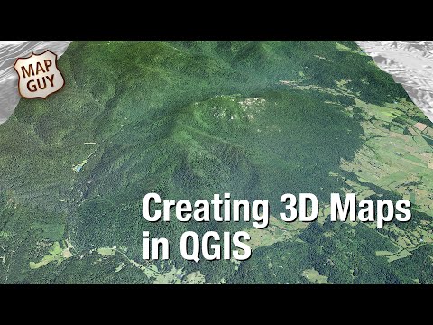 Видео: Создание 3D-карт в QGIS