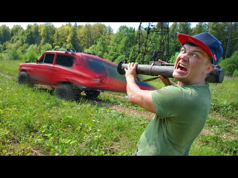 Видео: Говорящая нива сбежала! Достали базуку, чтобы остановить её!