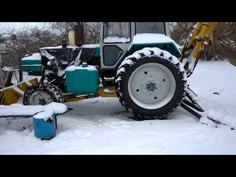 Видео: Холодный пуск ЮМЗа после 1го месяца простоя.