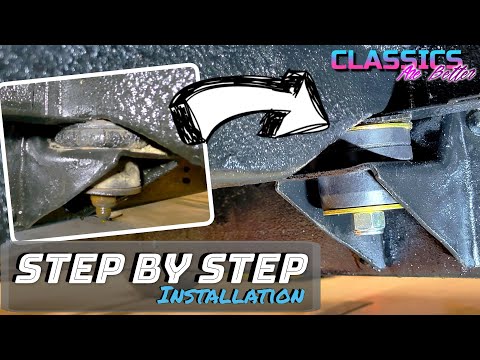 Видео: Замена втулок крепления кузова кабины | C10 | Снятие и установка