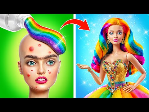 Видео: От Ботанши до Популярной Барби | Экстремальное Преображение из Ботанши с Multi DO Girls