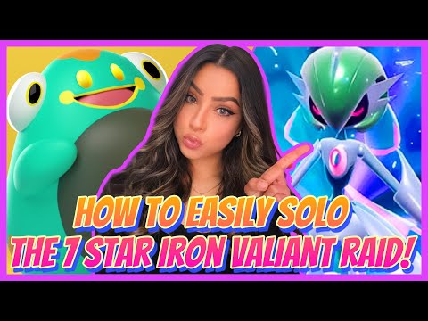 Видео: Как легко пройти в одиночку рейд Iron Valiant на 7 звёзд! | Pokemon Scarlet & Violet