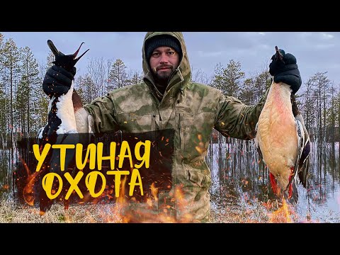 Видео: ВЕСЕННЯЯ ОХОТА НА УТКУ | СТАВИМ СЕТИ | ХОЛОД СОБАЧИЙ | ГОТОВИМ РЁБРА BBQ