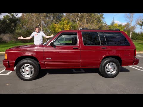 Видео: Oldsmobile Bravada 1991 года это люксовый внедорожник старой школы