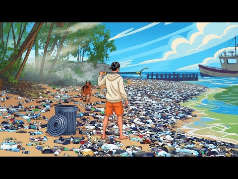 Видео: Я превратил этот мусорный остров в тропический оазис