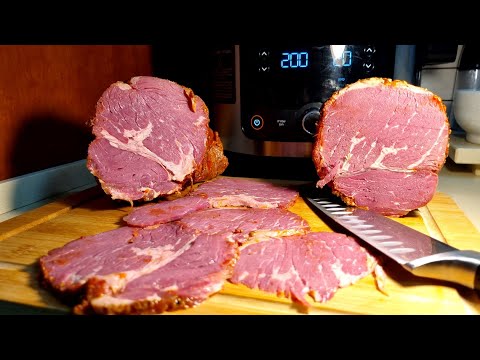 Видео: СУ Вид!Ветчина из Говядины,в Мультиварке Ninja!