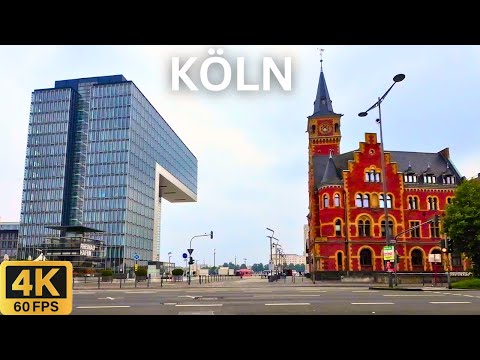Видео: Автотур 4K: Кёльн Германия 🇩🇪 | Путешествие по Городу
