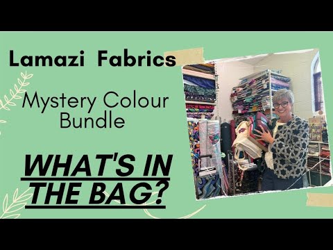 Видео: Lamazi Fabrics - Набор швейных принадлежностей Mystery Colour Bundle - ЧТО В СУМКЕ?