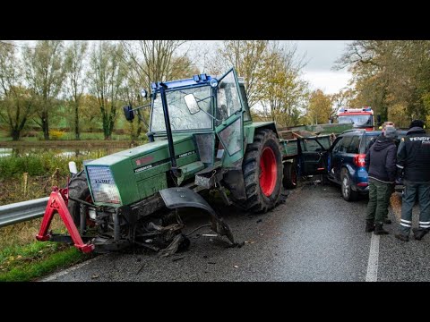 Видео: Трактор, который вы увидите первым, сумасшедшие условия эксплуатации, авария в лесу, вытягивание