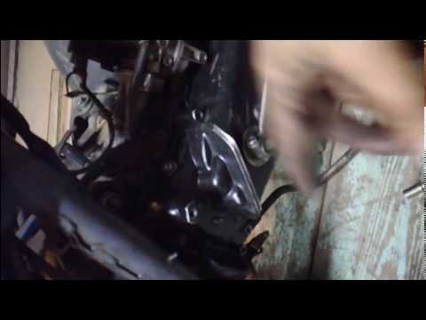 Видео: Скрежет кикстартера HONDA DIO 35